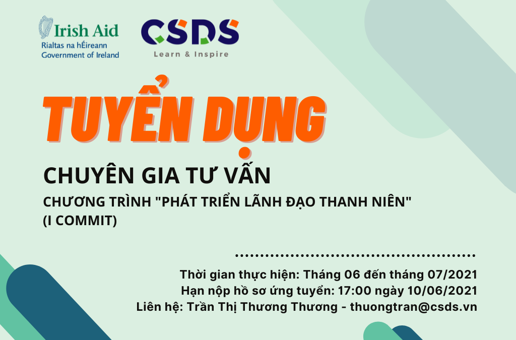 Tuyển Tư vấn Chương trình I Commit