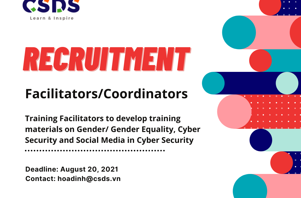 Facilitators/Coordinators Recruitment