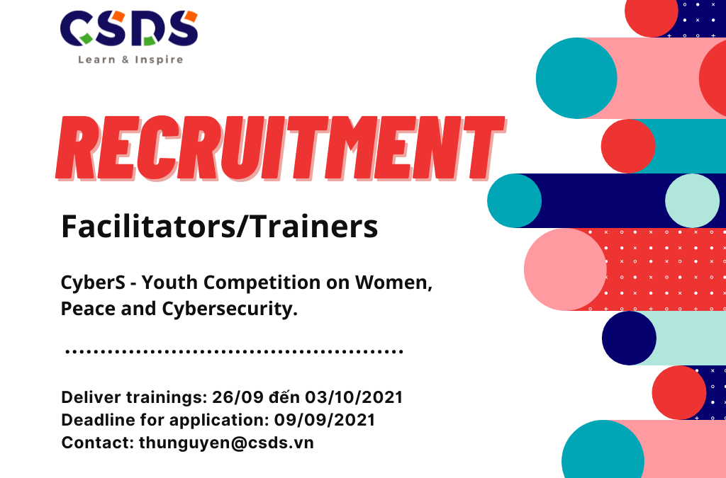 Facilitators/Trainers Recruitment