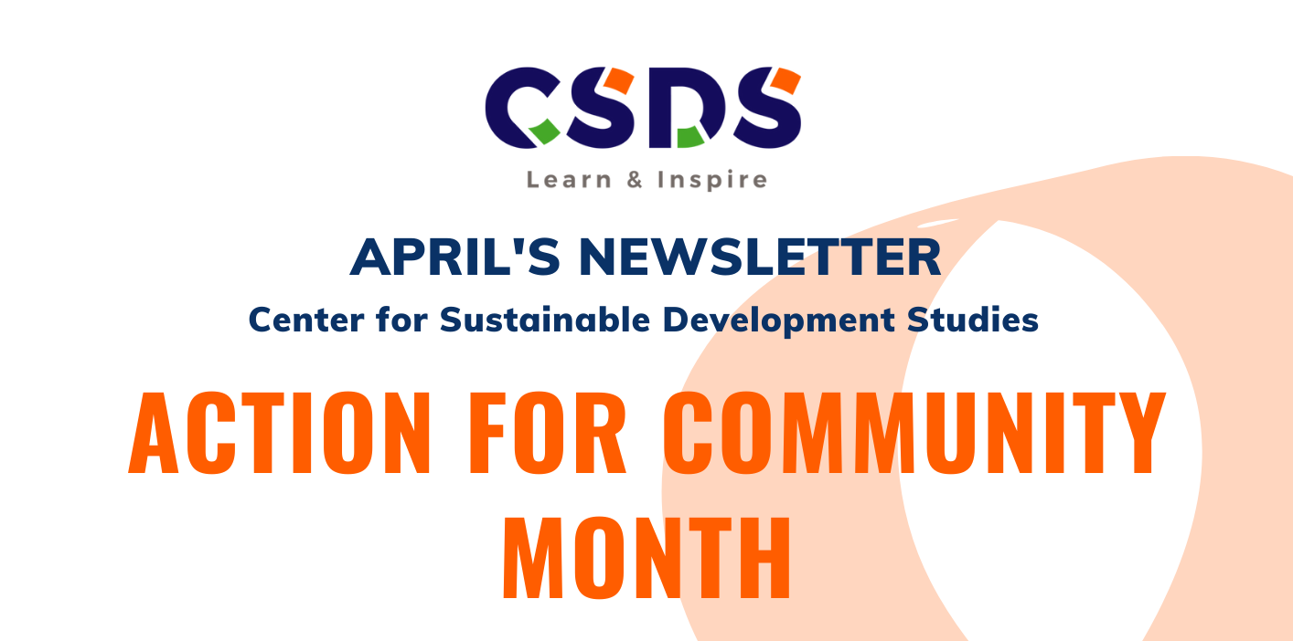 April's Newsletter - Action For Community Month - Csds.vn