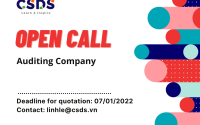 Open call for Auditing Company