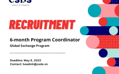CSDS is looking for a 6-month Program Coordinator